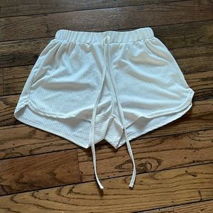 SHIEN size XS white booty shorts